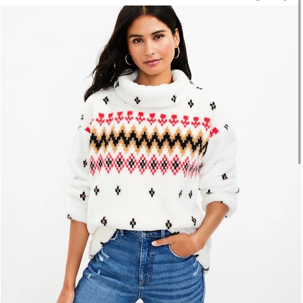 Loft cowl neck Sherpa